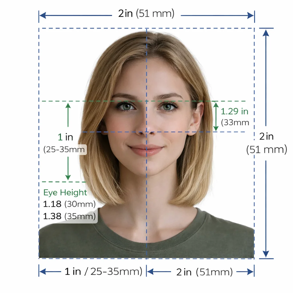 After: AI-fixed compliant photo